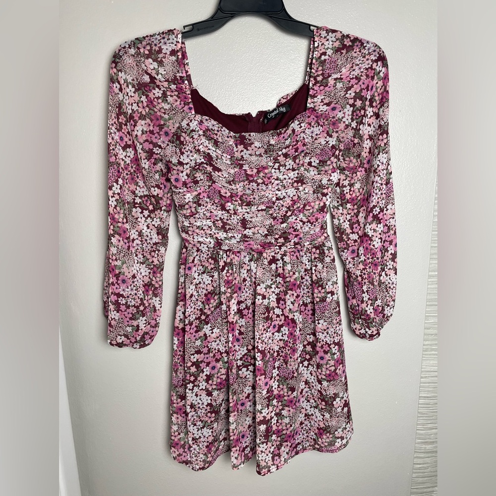 Floral Long Sleeve Dress